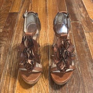 Frye Janna Flower heels